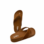 Dép xỏ ngón đế PU Vuki FWSDSS26M01400301 - Nâu - Ảnh 4