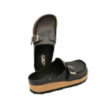 Dép Sục Đế Trấu Da Bò Thật Unisex Nam Nữ Vuki Mule - ĐenFWSDSS26A00700202 - Ảnh 5