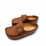 Dép Sục Đế Trấu Mule Buckle - Tobaco - Ảnh 3