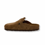 Dép đế trấu sục da bò lộn Vuki Nâu FWSDSS26A00900302 - Ảnh 9