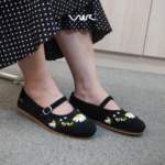 Giày Búp Bê Mary Jane Daisy Vuki Chống Trơn Trượt - Ảnh 3