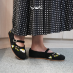 Giày Búp Bê Mary Jane Daisy Vuki Chống Trơn Trượt - Ảnh 4