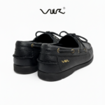 Giày Da Nam Buộc Dây Vuki Boat Shoes Da Bò Thật Đế Cao Su - Ảnh 3